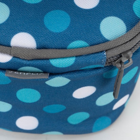 Semplix Soft-Reisebügeleisentasche Polka Dots petrol
