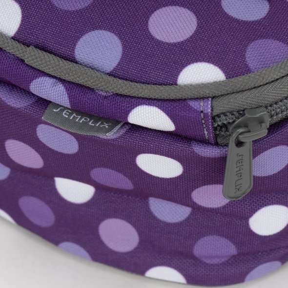 Semplix Soft-Reisebügeleisentasche Polka Dots purple