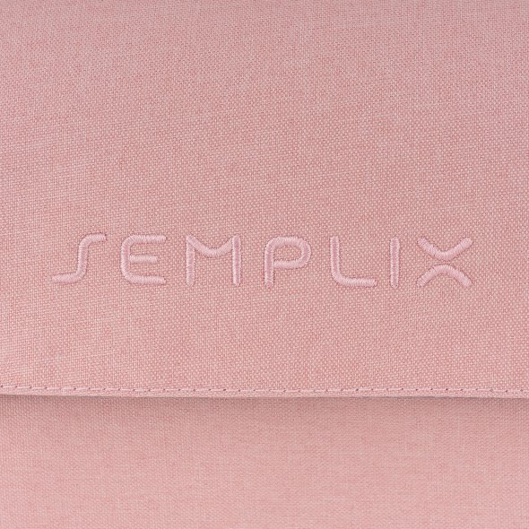 Semplix Nähmaschinen Abdeckung rosé (44 x 34 x 20 cm)