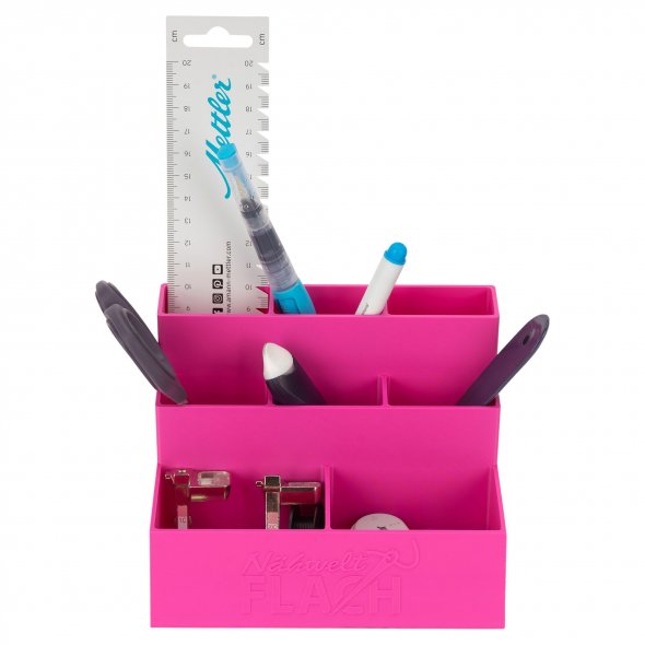 Tisch-Organizer Kunststoff (14,6 x 11,7 x 9,7 cm / verschiedene Farben)