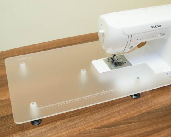 Anschiebetisch für Brother F-Serie (Acryl/ 600 x 400 mm)