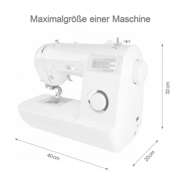 Semplix Nähmaschinentrolley schwarz
