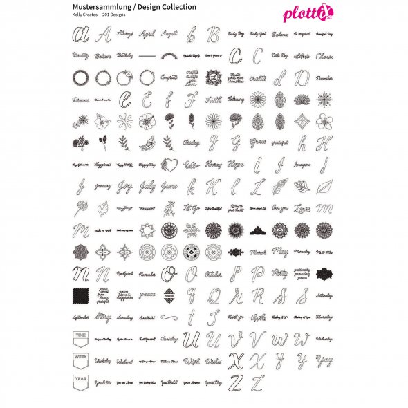 PlottiX Mustersammlungen Design Collection (USB-Sticks/ versch. Designs)