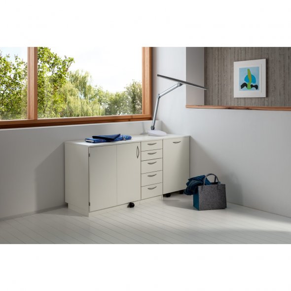STACK sew-folder-UP Nähmöbel Klapp-Platte 34.44-L mit  elektronischem Lift