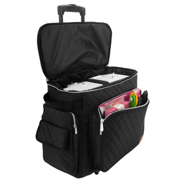 Semplix Nähmaschinentrolley Quilting Black