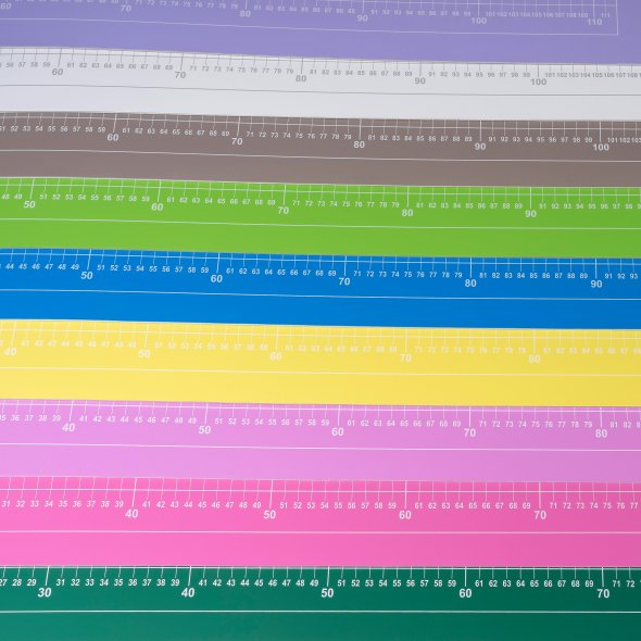 Schneidematte Schneidebrett Schneideunterlage A0 (rot-gelb/ 120 x 80 cm)