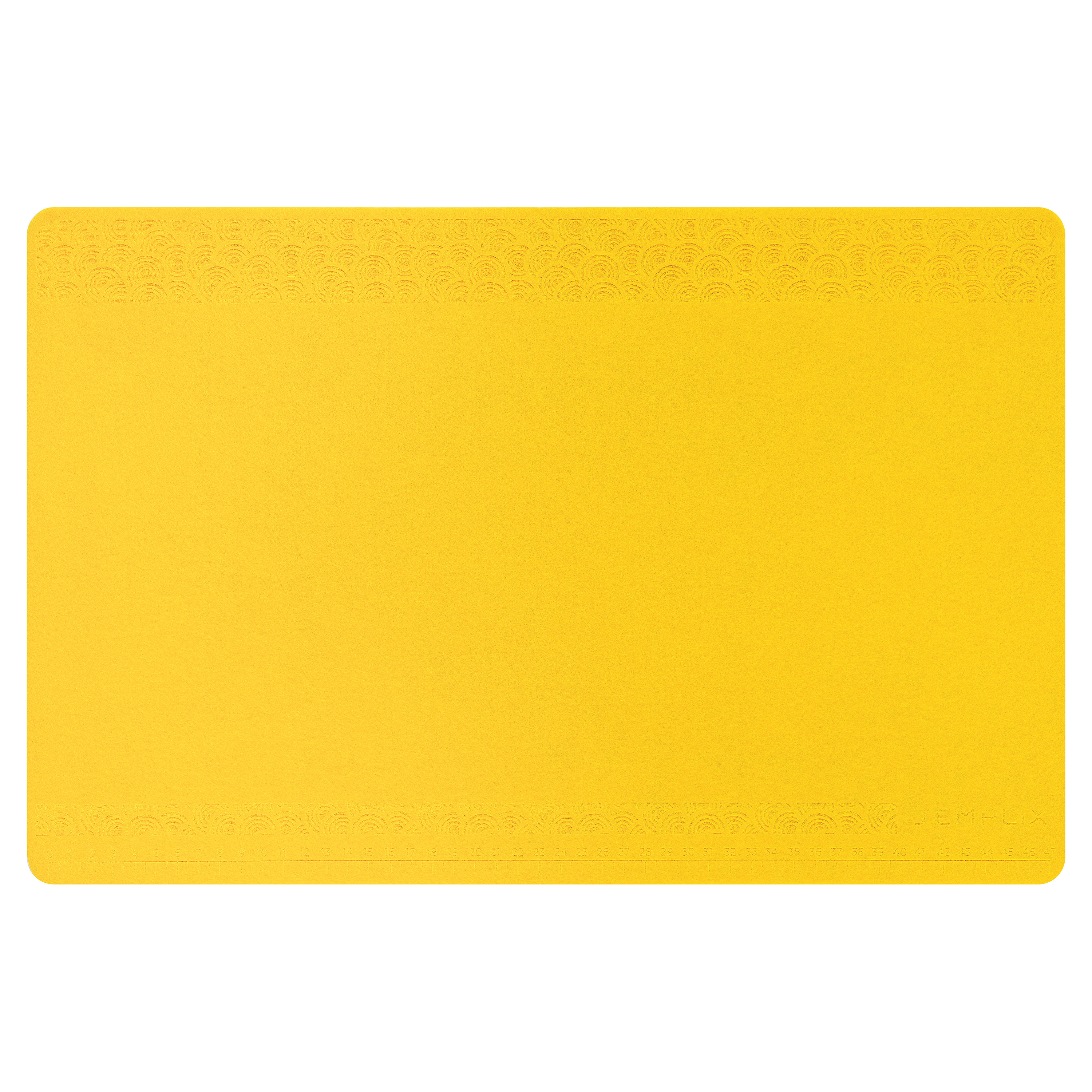 Flach Nähwelt ca. 49 cm) (gelb/ Nähmaschinenunterlage 32 x | Semplix